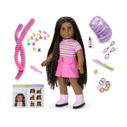 Long Hair Looks™ by Truly Me™ 18-inch Doll #135 & hair accessories L0