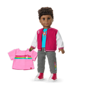 Truly Me™ 18-inch Doll #113 with curly dark-brown hair E5