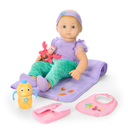 Disney Princess Ariel Cuddle & Care Set with Bitty Baby® Doll by American Girl® I0