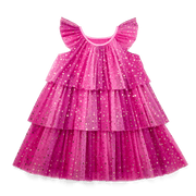 Pink Party-Ready Dress for Girls V3
