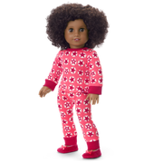 American Girl® x Hanna Andersson Berry Bright Stars Pajamas for 18-inch Dolls B2