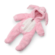 Playful Pink Bunny One-Piece Outfit for Bitty Baby® Dolls T4