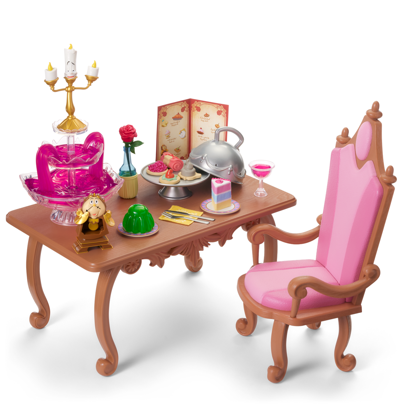 Disney Princess Belle Enchanted Castle Dining Set & Friends for 18-inch Dolls by American Girl® E8