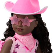 Pink Spotted Cow Backpack & Accessory Set for 18-inch Dolls L8