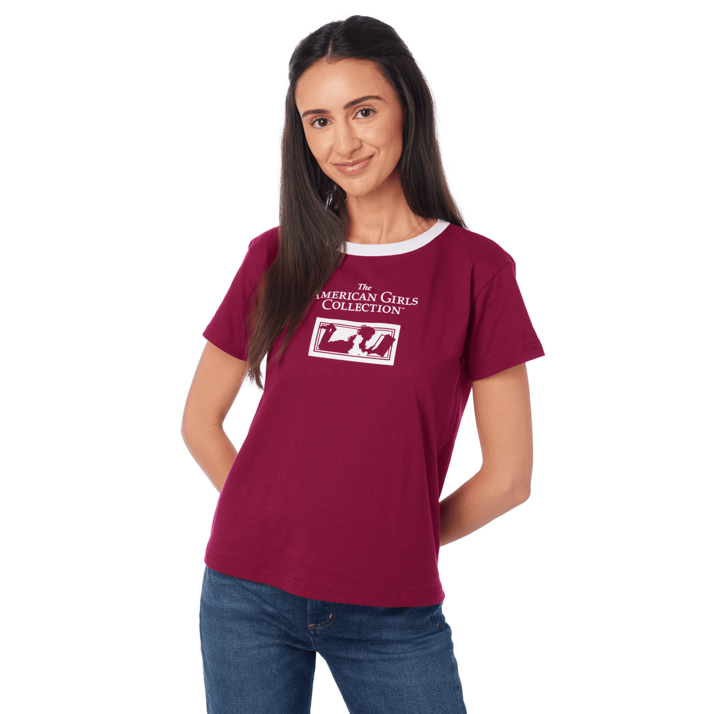 The American Girls Collection™ Ringer Tee for Adults W8