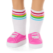 Truly Me™ 18-inch Doll #115 with curly blonde hair D7