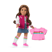 Truly Me™ 18-inch Doll #117 with wavy dark-brown hair Q3