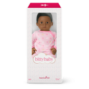 Bitty Baby® Doll #1 with black hair in Pastel Pink M1