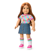 Truly Me™ 18-inch Doll #103 with wavy red hair T8
