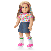 Truly Me™ 18-inch Doll #110 with wavy blonde hair W2