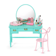 Raquel’s™ Vintage Vanity for 18-inch Dolls (Girl of the Year™ 2026) L7