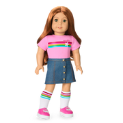 Truly Me™ 18-inch Doll #103 with wavy red hair T8