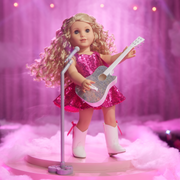 American Girl® x Megan Moroney Stage Outfit, Guitar & Mic Stand for 18-inch Dolls K1