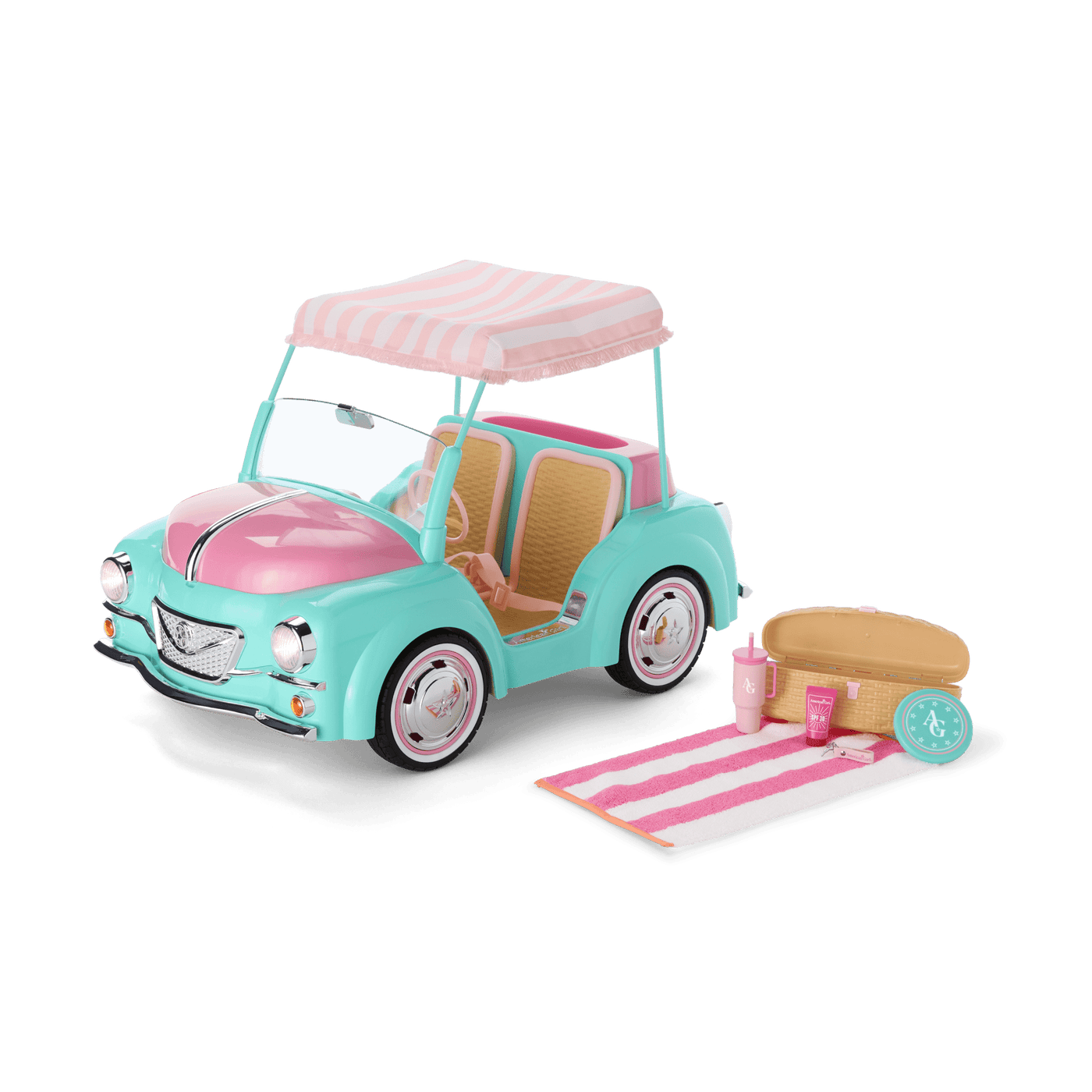 Raquel's™ Seaside Car for 18-inch Dolls (Girl of the Year™ 2026) U3