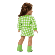 August Peridot Glow Outfit for 18-inch Dolls V5