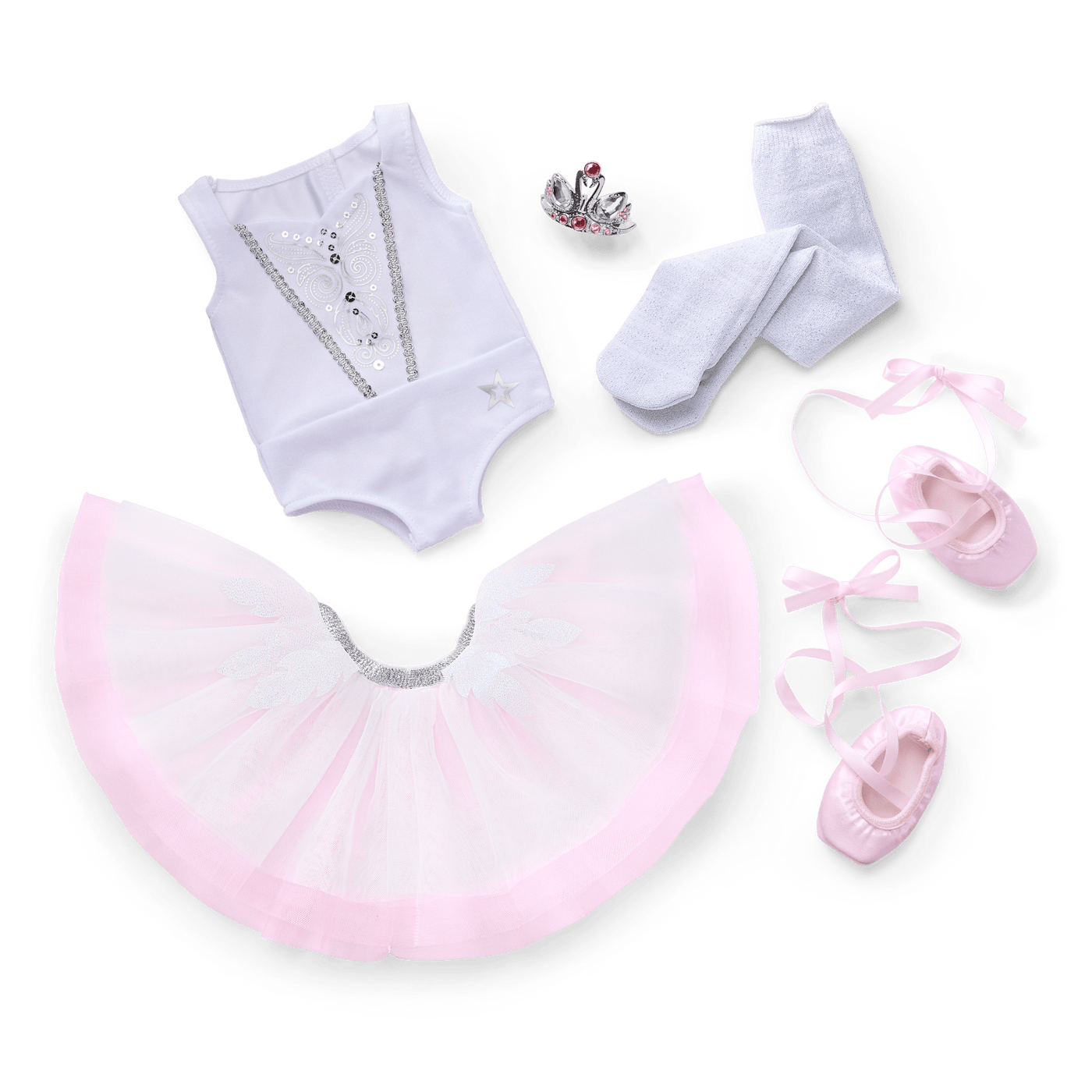 My First Ballet Recital Costume for 18-inch Dolls K9