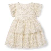 American Girl® x Janie and Jack Sparkly Cream Celebration Dress for Little Girls & Girls L4