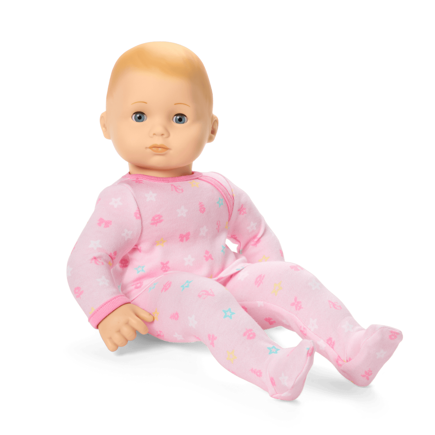 Bitty Baby® Doll #3 with blonde hair in Pastel Pink K1