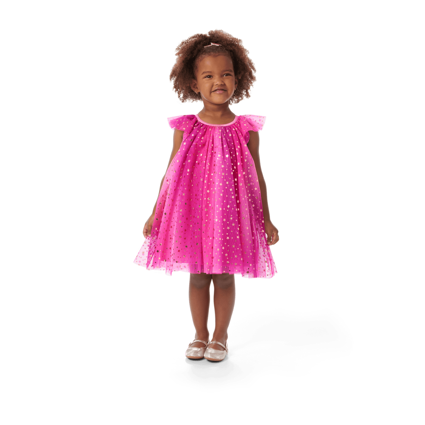 Pink Party-Ready Dress for Little Girls (Bitty Baby®) H8