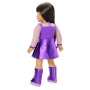 February Amethyst Bliss Outfit for 18-inch Dolls K7