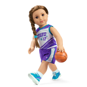 Star Player Basketball Outfit for 18-inch Dolls Q7