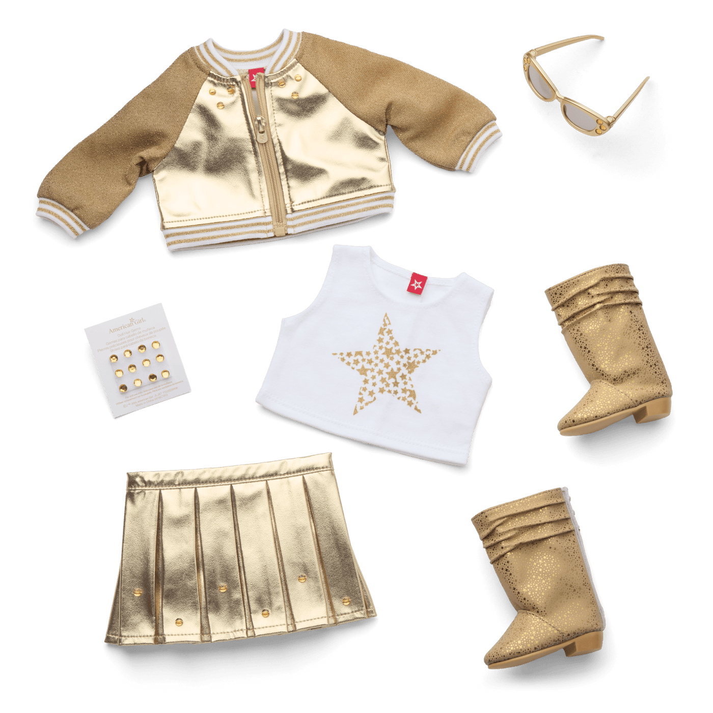 November Topaz Pizzazz Outfit for 18-inch Dolls A0
