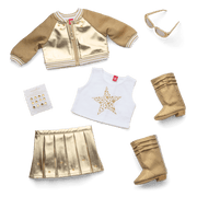 November Topaz Pizzazz Outfit for 18-inch Dolls A0