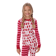 American Girl® x Hanna Andersson Holiday Treetops Pajamas for Little Girls & Girls O5