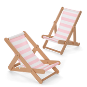 Raquel's™ Beach Chairs & Barbecue Set for 18-inch Dolls (Girl of the Year™ 2026) J0
