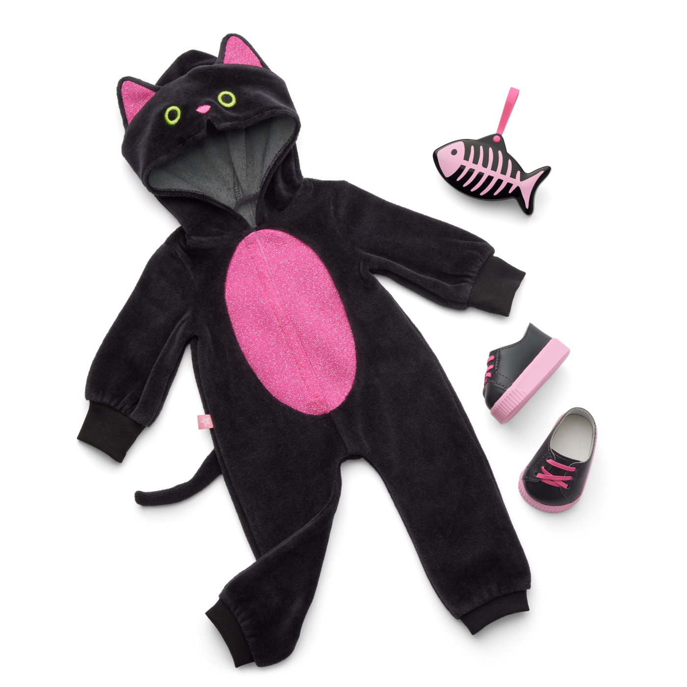 Claws & Cuddles Cat Costume for 18-inch Dolls C2