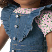 Western Flowers Denim Jumpsuit for 18-inch Dolls C3