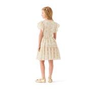 American Girl® x Janie and Jack Sparkly Cream Celebration Dress for Little Girls & Girls L4