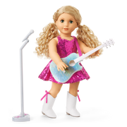 American Girl® x Megan Moroney Stage Outfit, Guitar & Mic Stand for 18-inch Dolls K1