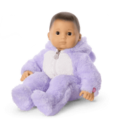 Lovable Lavender Bear One-Piece Outfit for Bitty Baby® Dolls R1