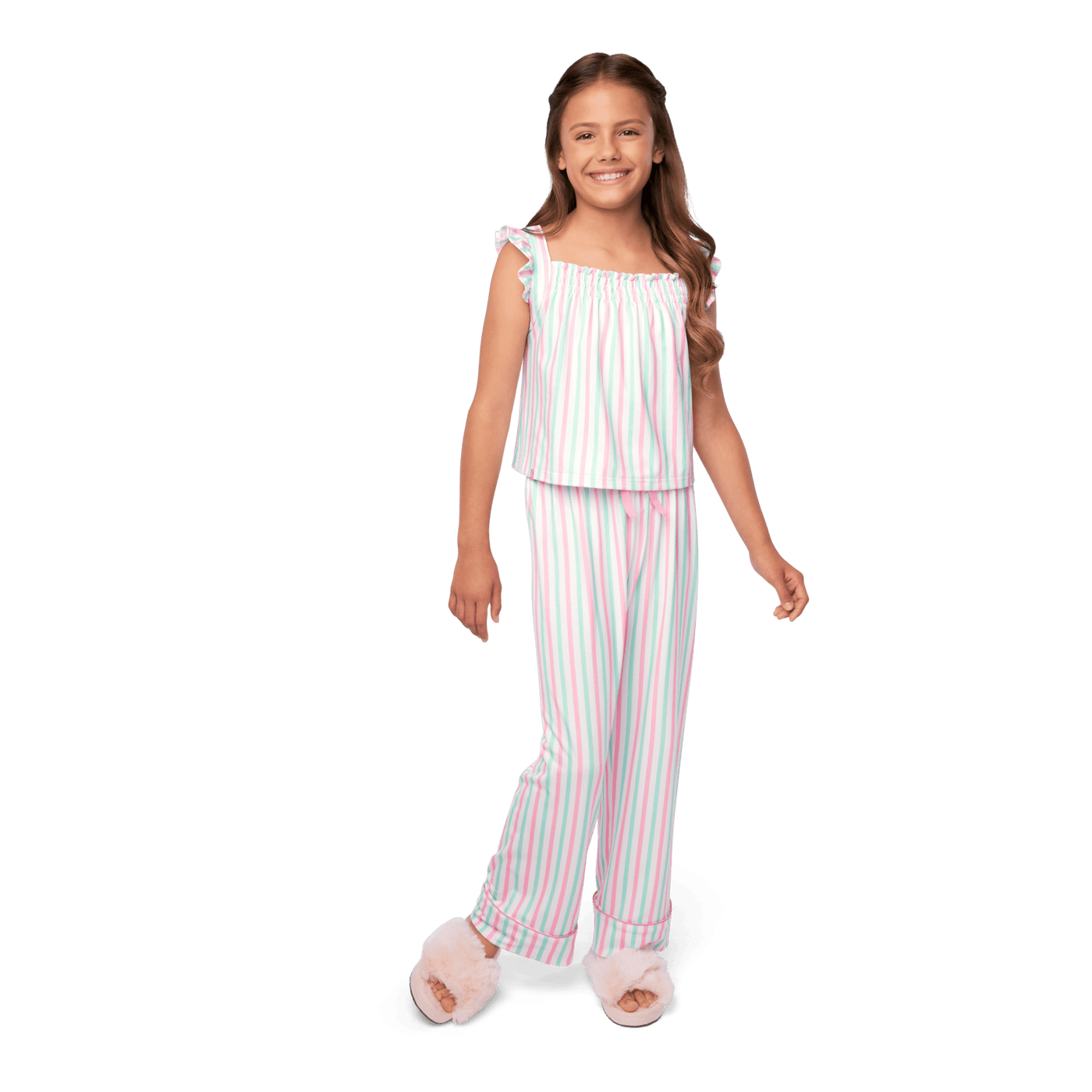 Raquel's™ Coastal Stripes Pajamas for Girls (Girl of the Year™ 2026) G5