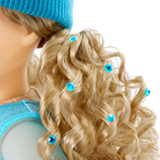 December Blue Brilliance Topaz Outfit for 18-inch Dolls O1