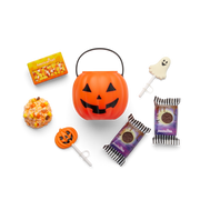 Claws & Cuddles Cat Costume & Trick-or-Treat Set Bundle for 18-inch Dolls A3