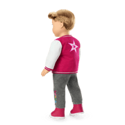 Truly Me™ 18-inch Doll #104 with straight caramel hair E6