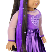 February Amethyst Bliss Outfit for 18-inch Dolls K7