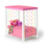 Julie’s™ Groovy Bed & Bedding for 18-inch Dolls (Historical Characters) I9