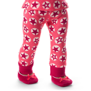 American Girl® x Hanna Andersson Berry Bright Stars Pajamas for 18-inch Dolls B2