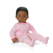 Bitty Baby® Doll #1 with black hair in Pastel Pink M1