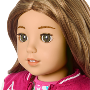 Truly Me™ 18-inch Doll #118 with curly caramel hair A1
