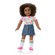 Truly Me™ 18-inch Doll #112 with curly dark-brown hair X5