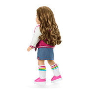 Truly Me™ 18-inch Doll #118 with curly caramel hair A1