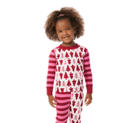American Girl® x Hanna Andersson Holiday Treetops Pajamas for Little Girls & Girls O5