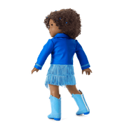 September Sapphire Sparkle Outfit for 18-inch Dolls Z2