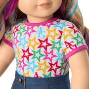 Truly Me™ 18-inch Doll #110 with wavy blonde hair W2