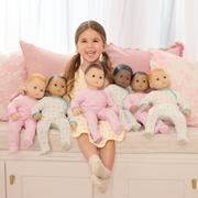 Bitty Baby® Doll #3 with blonde hair in Pastel Pink K1