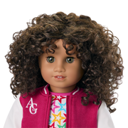 Truly Me™ 18-inch Doll #132 with curly dark-brown hair D2